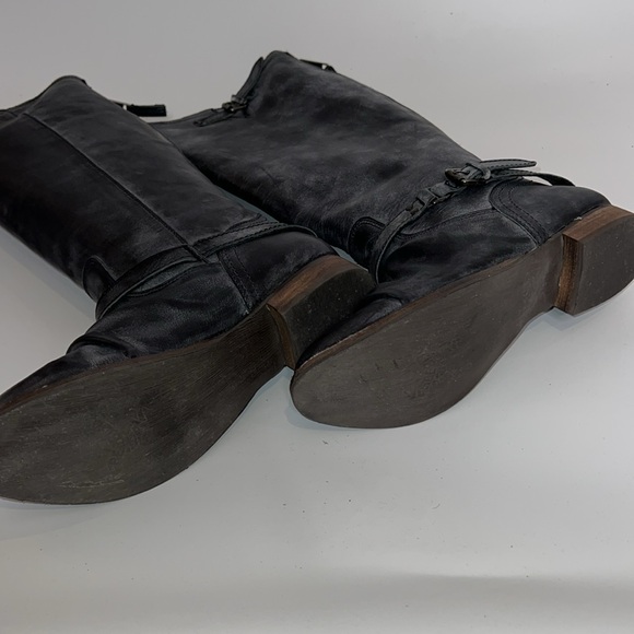 ❤️NWT FREEBIRD ROADY TALL BLACK LEATHER BOOT SIZE 9 - Picture 7 of 13